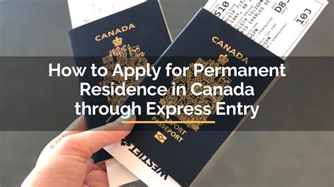 Apply for permanent residence through Express Entry: .
